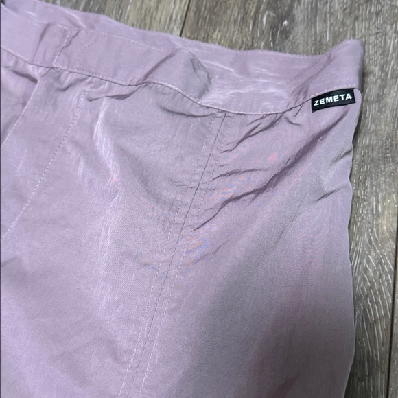 Zemeta Ruched Rouge Pants NWT - Picture 2 of 4